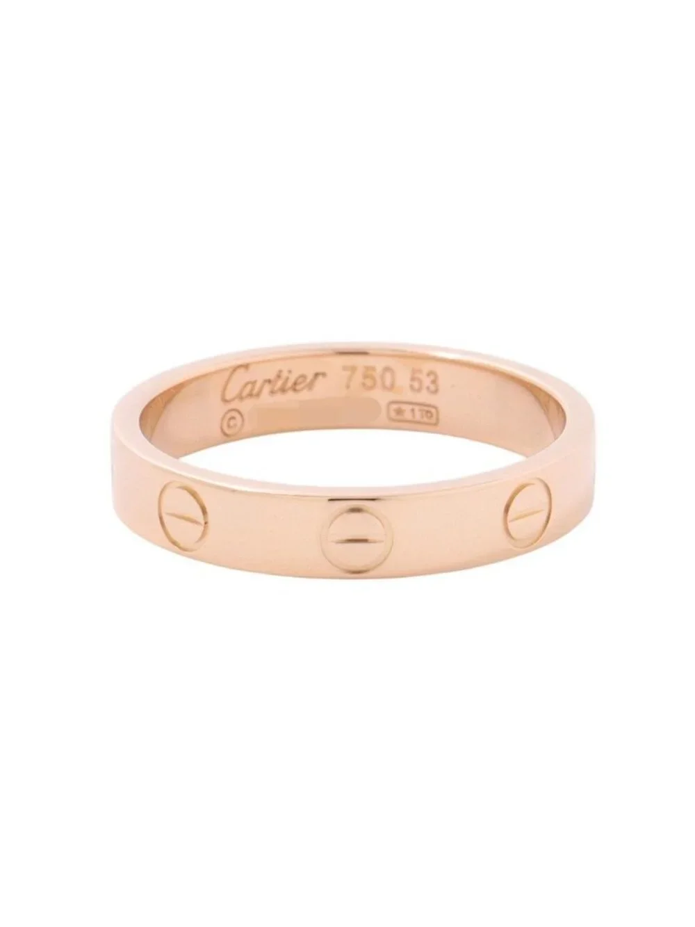 Cartier Ring Mini Love 18k Pink Gold Small